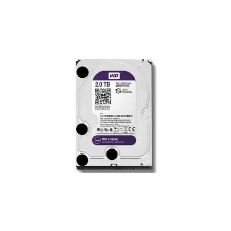 DISQUE DUR INTERNE WESTERN DIGITAL PURPLE 3.5" 2To