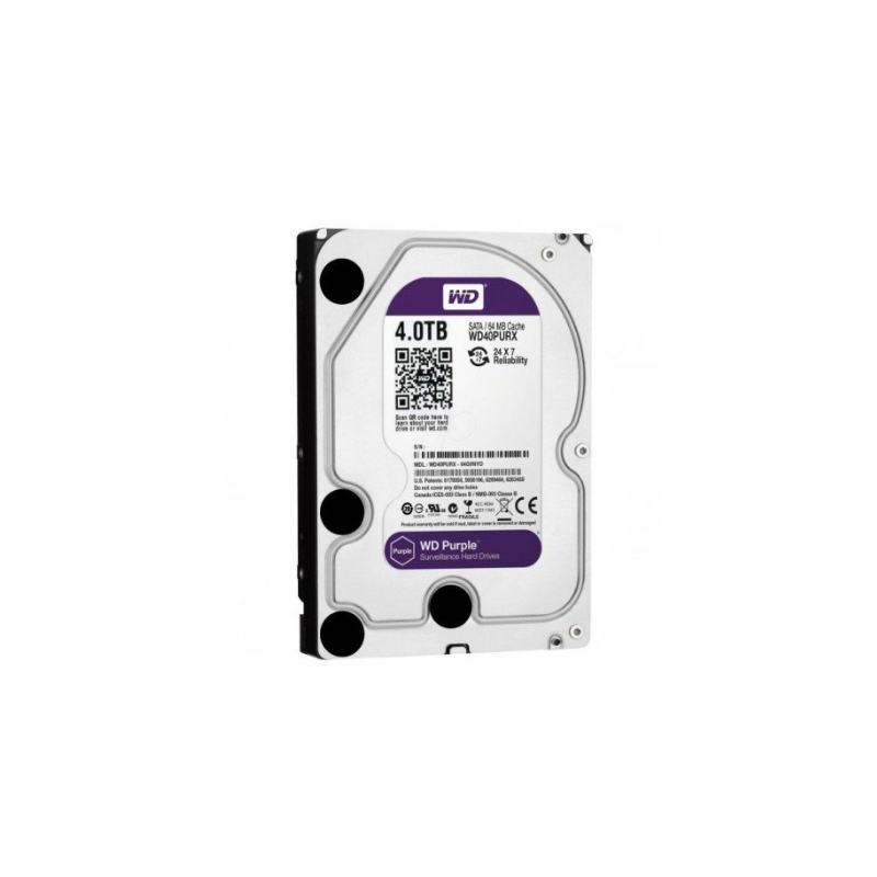 DISQUE DUR INTERNE WESTERN DIGITAL PURPLE 3.5" 4To